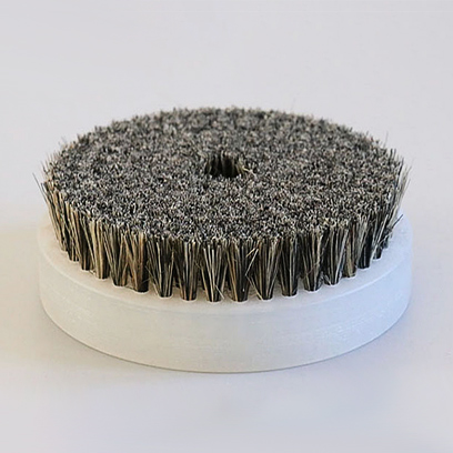 Plastic/Nylon/Wire Industrial Disc Brush for flat surface deburring