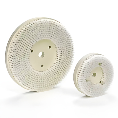 Plastic/Nylon/Wire Industrial Disc Brush for flat surface deburring