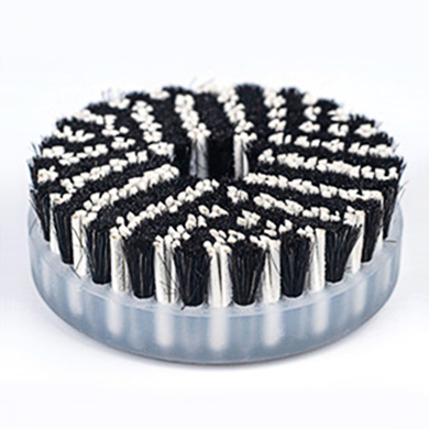 Plastic/Nylon/Wire Industrial Disc Brush for flat surface deburring