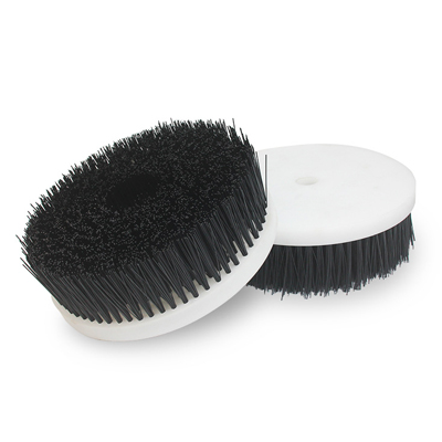 Black Nylon Industrial Disc Brush for flat surface deburring