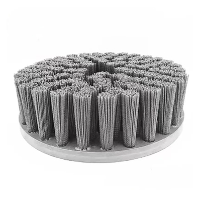 Plastic/Nylon/Wire Industrial Disc Brush for flat surface deburring