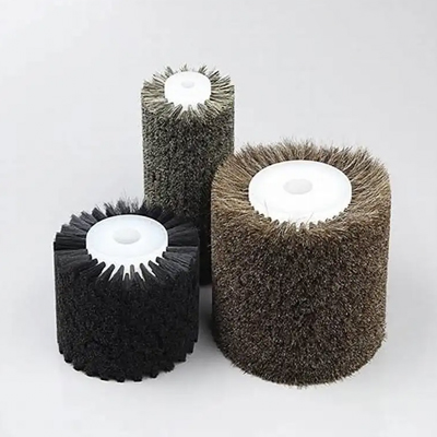 Custom Multi-Material Industrial Roller Brush for surface polishing