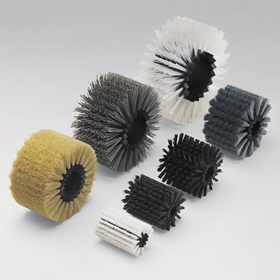 Industrial Brush for rotary surface brushing
