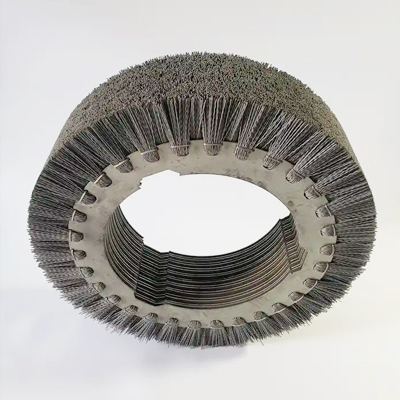 Industrial Ring Coil Brush for spiral brush cleaning