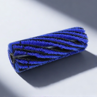 Nylon, PP, PBT Spiral Roller Brush for production line cleaning