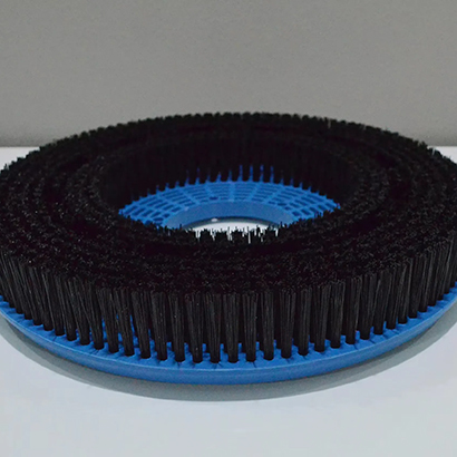 Plastic/Nylon/Wire Industrial Disc Brush for flat surface deburring