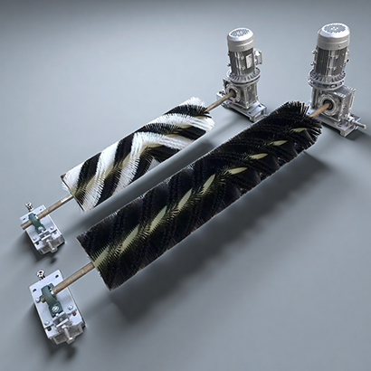 Industrial Brush for conveyor belt cleaning