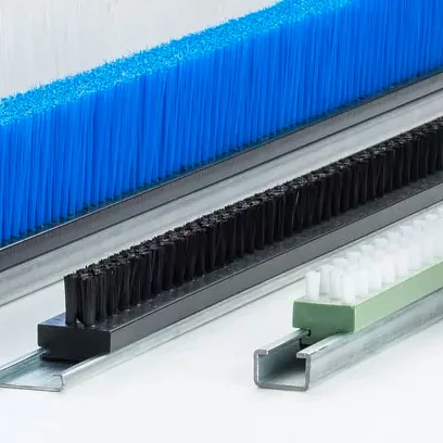 C-Bracket Strip Board Brush for machine table support and cleaning