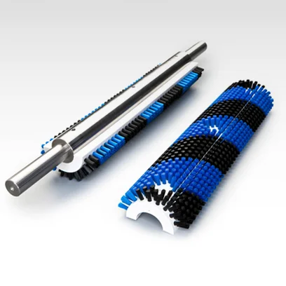 Sectional Segment Roller Brush for production line cleaning