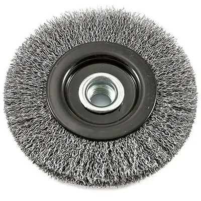 Steel Wire Wheel Brush for custom industrial brushing