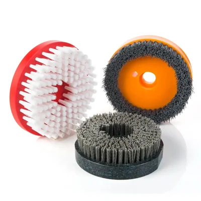 Plastic/Nylon/Wire Deburring Disc Brush for sheet metal deburring
