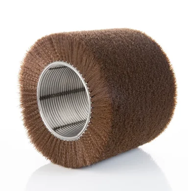 Double Steel Strip Brush Block for metal surface preparation