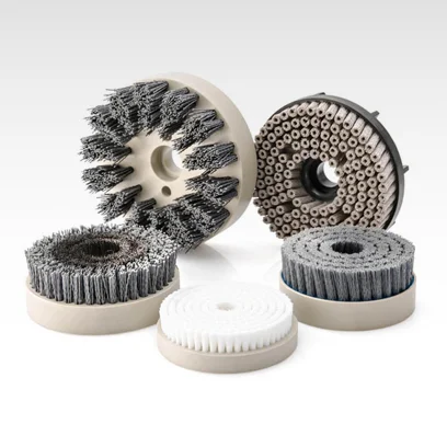 Nylon Industrial Disc Brush for flat surface deburring