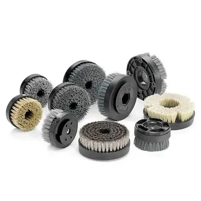 Plastic/Nylon/Wire Industrial Disc Brush for flat surface deburring