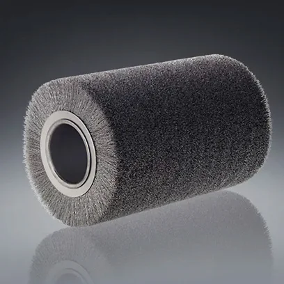 Steel Wire Industrial Roller Brush for metal surface preparation