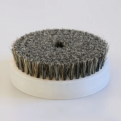 Plastic/Nylon/Wire Industrial Disc Brush for flat surface deburring