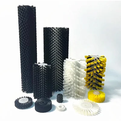 Custom Nylon Industrial Roller Brush for production line cleaning