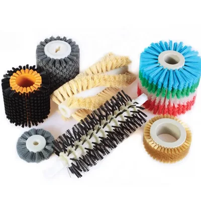 Custom Nylon Industrial Roller Brush for production line cleaning