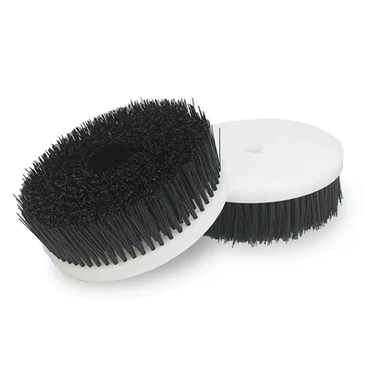 Black Nylon Industrial Disc Brush for flat surface deburring