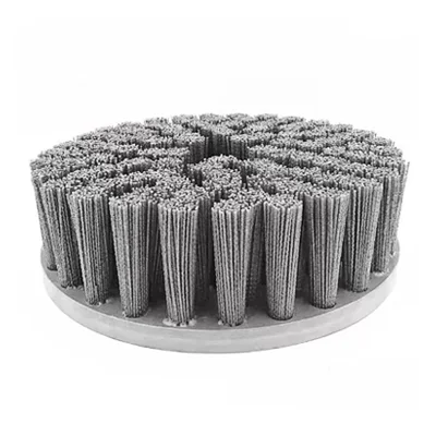 Plastic/Nylon/Wire Industrial Disc Brush for flat surface deburring