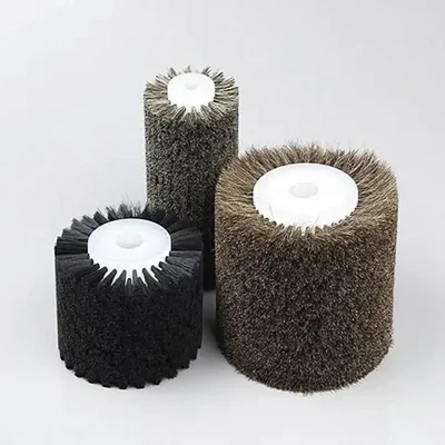 Custom Multi-Material Industrial Roller Brush for surface polishing