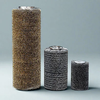 Deburring Steel Wire Roller Brush for sheet metal deburring