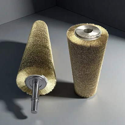 Wire Drawing Steel Roller Brush for metal surface preparation