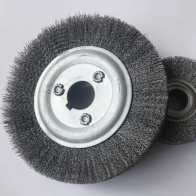 Steel Wire Wheel Brush for custom industrial brushing