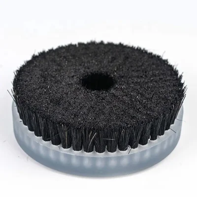 Rotary Horsehair Disc Brush for flat surface deburring