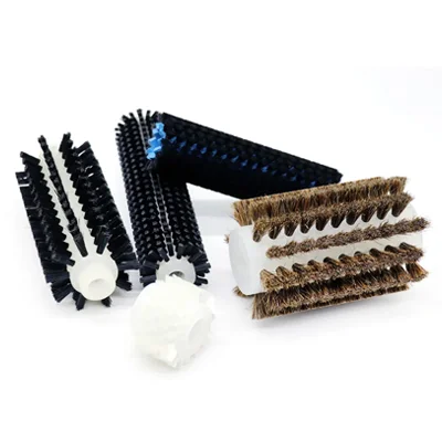 Nylon Fruit Vegetable Cleaning Roller Brush for food washing line cleaning