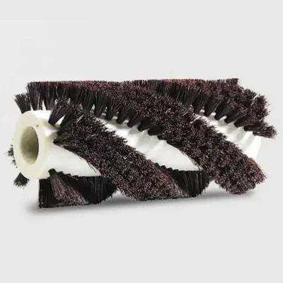 Multi-Filament Spiral Roller Brush for production line cleaning