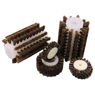 Bristle Industrial Roller Brush for production line cleaning