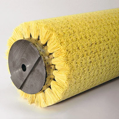 Nylon/PP/PE/PBT Industrial Roller Brush for production line cleaning