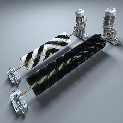 Industrial Brush for conveyor belt cleaning