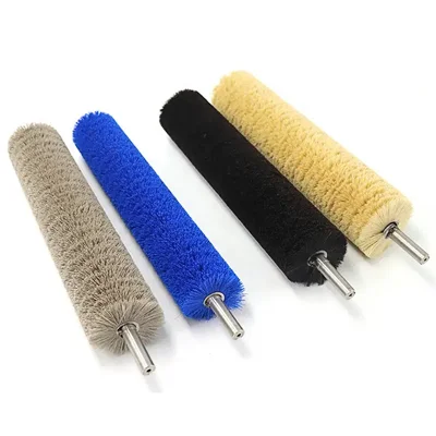 Multi-Material Textile Industrial Roller Brush for textile machinery cleaning