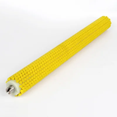 Multi-Material Industrial Roller Brush for production line cleaning