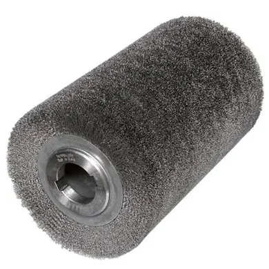 Steel Wire Industrial Roller Brush for metal surface preparation