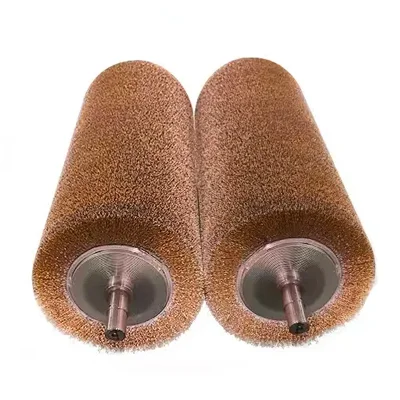 Steel Wire Industrial Roller Brush for metal surface preparation