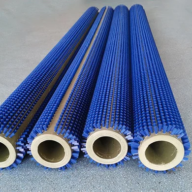 Custom Nylon Industrial Roller Brush for production line cleaning