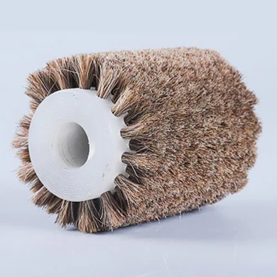 Horsehair Cleaning Roller Brush for production line cleaning