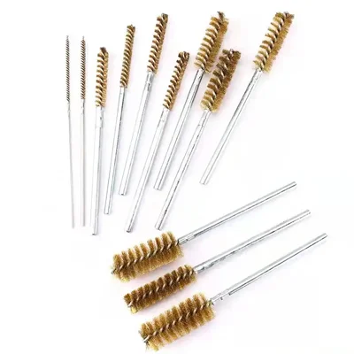Twin Spiral Tube Brush for pipe and bore cleaning